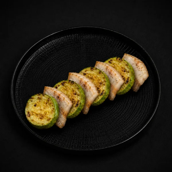 Кабачки с салом